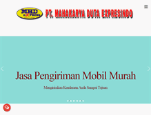Tablet Screenshot of jasapengirimanmobilmurah.com